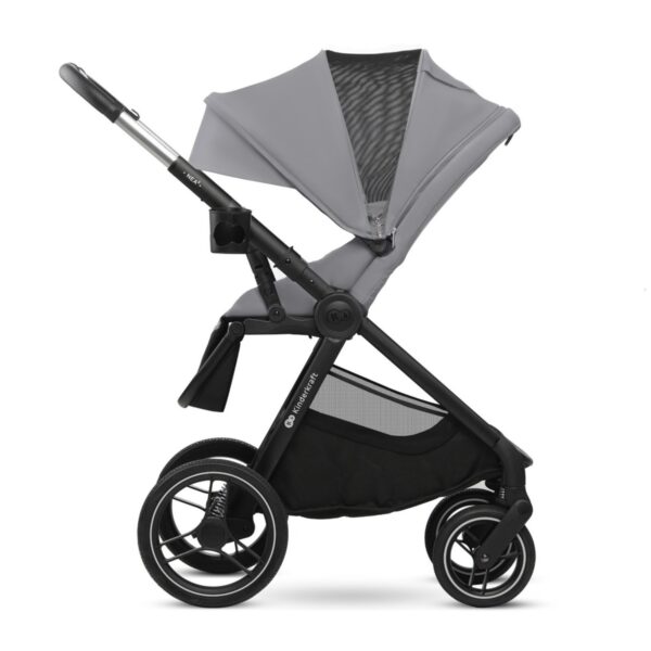 Ratini.lv | NEA 2 bērnu ratiņi 2 in 1 krāsa Platinium Grey bilde #17