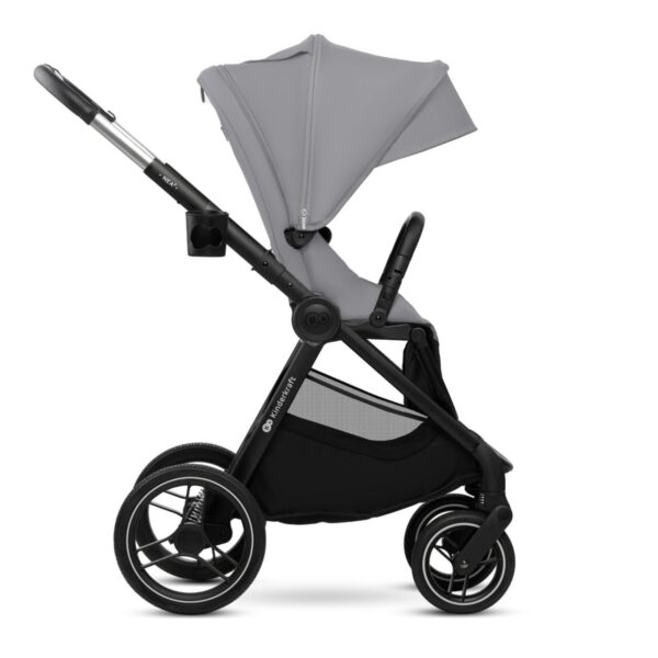 Ratini.lv | NEA 2 bērnu ratiņi 2 in 1 krāsa Platinium Grey bilde #21