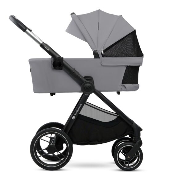 Ratini.lv | NEA 2 bērnu ratiņi 2 in 1 krāsa Platinium Grey bilde #7
