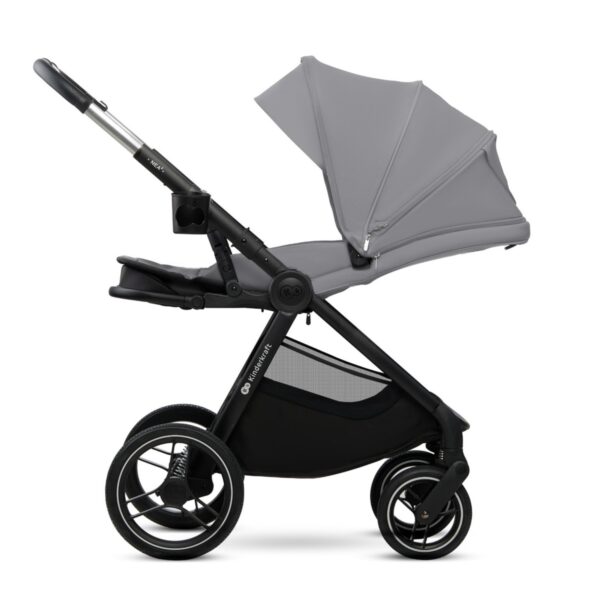 Ratini.lv | NEA 2 bērnu ratiņi 2 in 1 krāsa Platinium Grey bilde #19