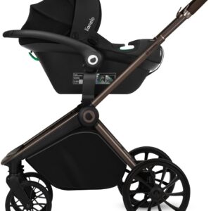 Lionelo Mika Plus bērnu ratiņi krāsa Mocha Mousse