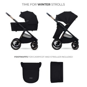 Kinderkraft NEA 2 bērnu ratiņi 2 in 1 krāsa Midnight Black