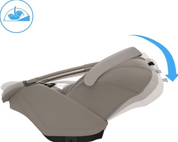 Ratini.lv | Coral Slide Pro autokrēsliņš mazuļiem 45-87cm krāsa Sapphire Sand bilde #11