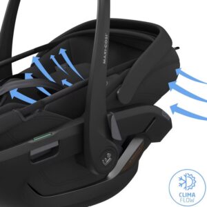 Maxi Cosi Coral Slide Pro autokrēsliņš mazuļiem 45-87cm krāsa Black Onyx