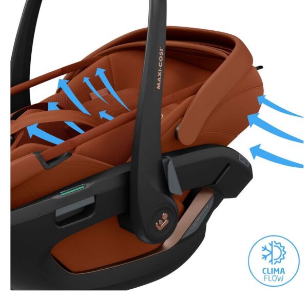 Ratini.lv | Coral Slide Pro autokrēsliņš mazuļiem 45-87cm krāsa Copper Terra bilde #15