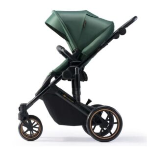 Kinderkraft PRIME 2.0 bērnu ratiņi 3 in 1 krāsa Dark Green