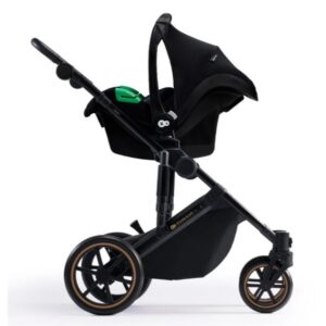 Kinderkraft PRIME 2.0 bērnu ratiņi 3 in 1 krāsa Dark Green