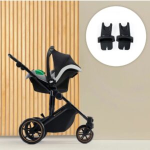 Kinderkraft PRIME 2.0 bērnu ratiņi 3 in 1 krāsa Dark Green