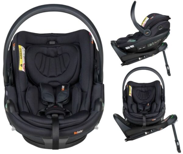 Ratini.lv | GO Beyond 2 mazuļu autokrēsliņš 40-87cm krāsa Black SoftBreeze + Beyond Isofix bāze bilde #1