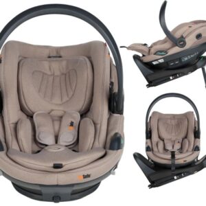 BeSafe GO Beyond 2 mazuļu autokrēsliņš 40-87cm krāsa Dark Sand SoftBreeze + Beyond Isofix bāze