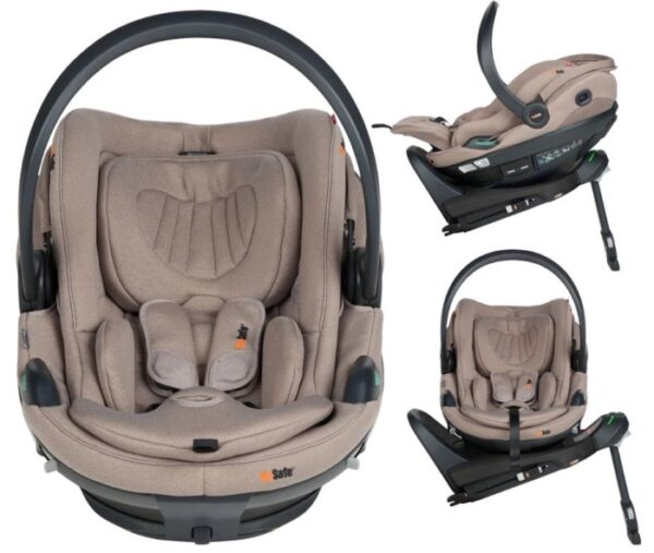 Ratini.lv | GO Beyond 2 mazuļu autokrēsliņš 40-87cm krāsa Dark Sand SoftBreeze + Beyond Isofix bāze bilde #1