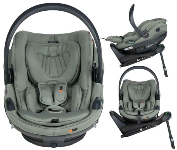 Ratini.lv | GO Beyond 2 mazuļu autokrēsliņš 40-87cm krāsa Meadow Green SoftBreeze +Beyond Isofix bāze bilde #1