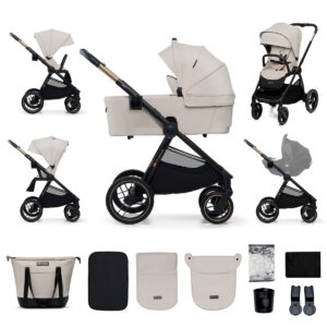 Kinderkraft NEA 2 bērnu ratiņi 2 in 1 krāsa Soft Beige