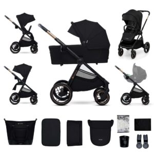 Kinderkraft NEA 2 bērnu ratiņi 2 in 1 krāsa Midnight Black
