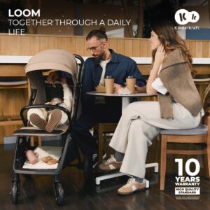 Kinderkraft LOOM bērnu sporta ratiņi krāsa Ink Black