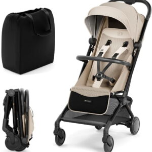 Kinderkraft PILOT 2 bērnu sporta ratiņi krāsa Soft Beige