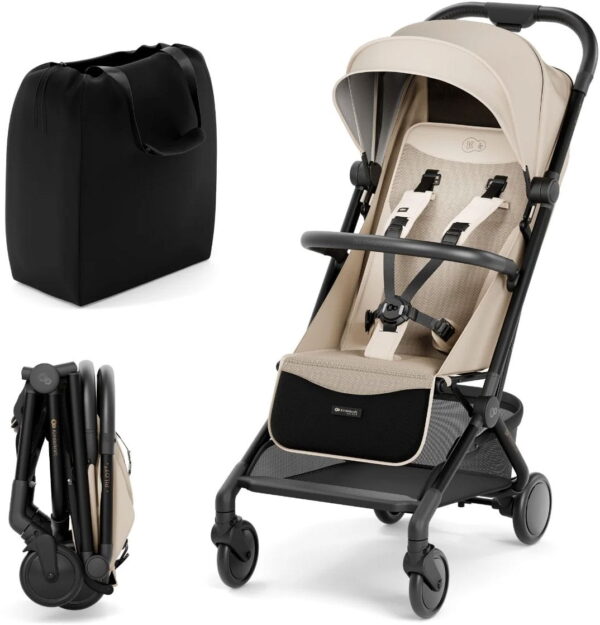 Ratini.lv | PILOT 2 bērnu sporta ratiņi krāsa Soft Beige bilde #1