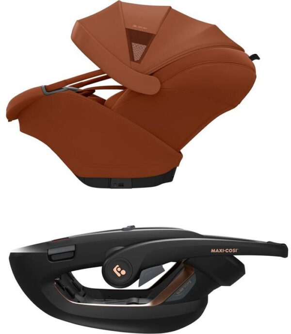 Ratini.lv | Coral Slide Pro autokrēsliņš mazuļiem 45-87cm krāsa Copper Terra bilde #7