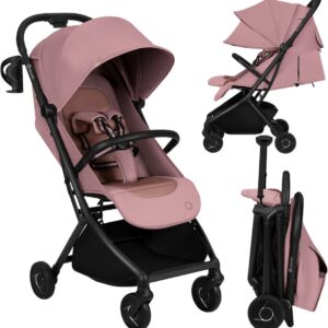 Lionelo SIA bērnu pastaigu un ceļojumu ratiņi krāsa Pink Rose