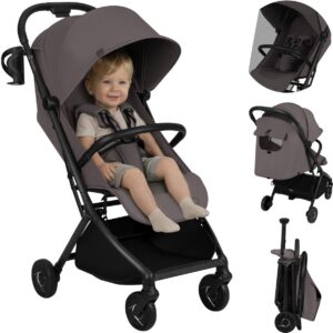 Lionelo SIA bērnu pastaigu un ceļojumu ratiņi krāsa Beige Taupe