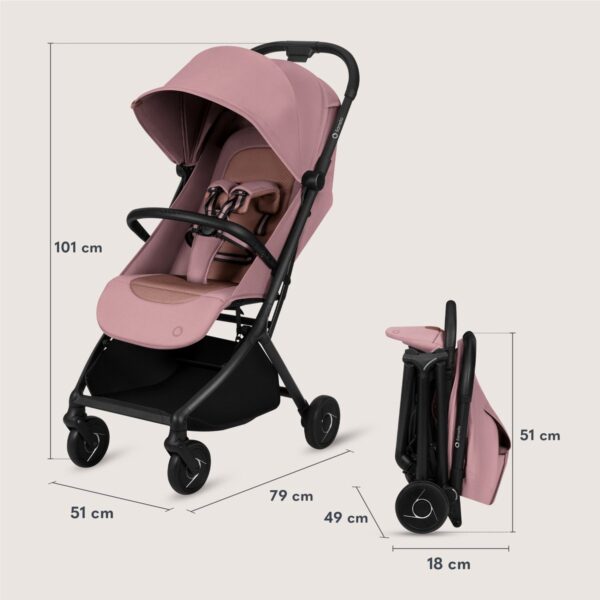 Ratini.lv | SIA bērnu ratiņi krāsa Pink Rose bilde #21