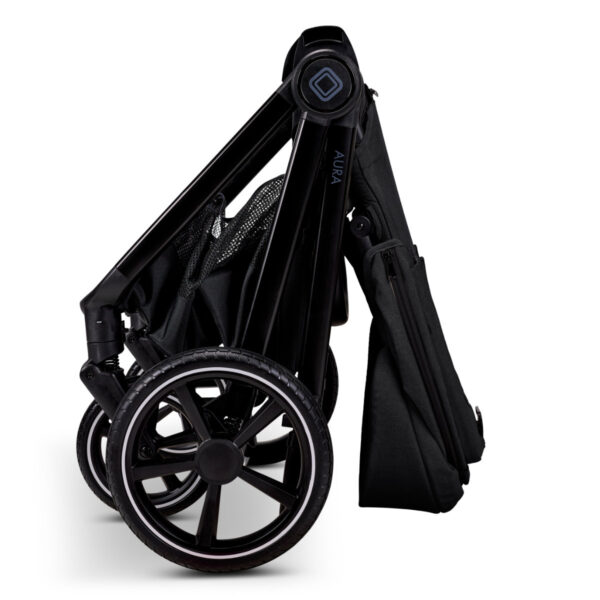 Ratini.lv | AURA bērnu ratiņi 2in1 krāsa Black bilde #27