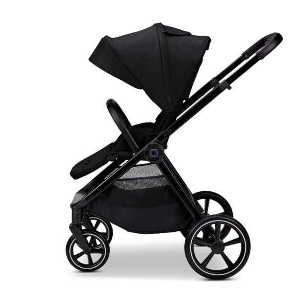 Ratini.lv | AURA bērnu ratiņi 2in1 krāsa Black bilde #15