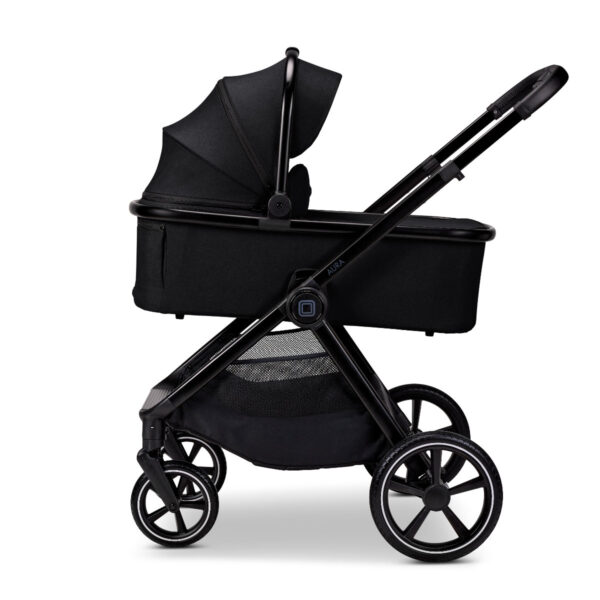 Ratini.lv | AURA bērnu ratiņi 2in1 krāsa Black bilde #7