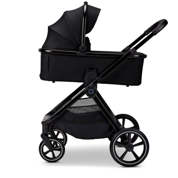 Ratini.lv | AURA bērnu ratiņi 2in1 krāsa Black bilde #5