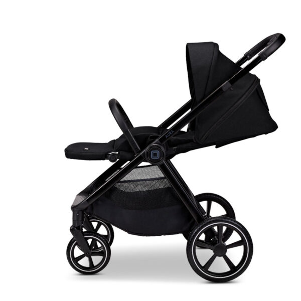 Ratini.lv | AURA bērnu ratiņi 2in1 krāsa Black bilde #17