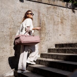 Voksi Carry Me mazuļu pārnēsāšanas soma krāsa Blush Pink