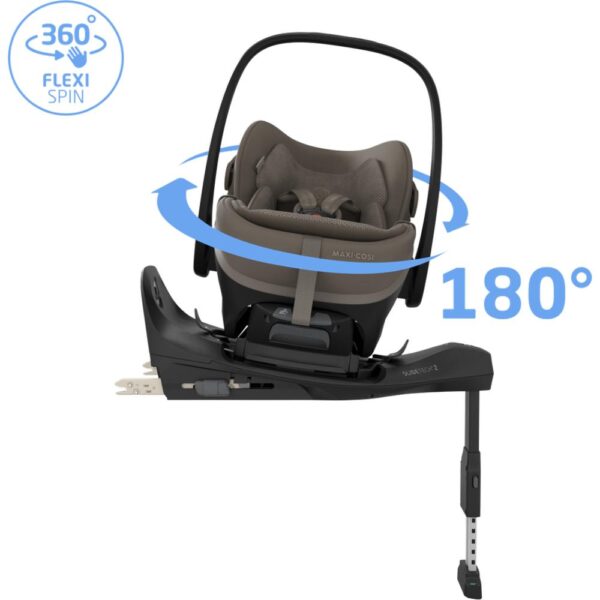 Ratini.lv | PEBBLE SLIDE PRO autokrēsliņš mazuļiem 40-87cm krāsa OAK TRUFFLE bilde #11