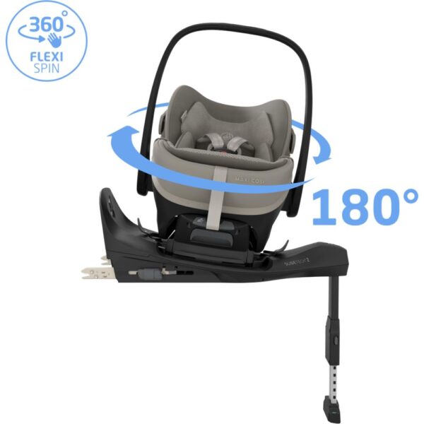 Ratini.lv | PEBBLE SLIDE PRO autokrēsliņš mazuļiem 40-87cm krāsa SAPHIRE SAND bilde #11