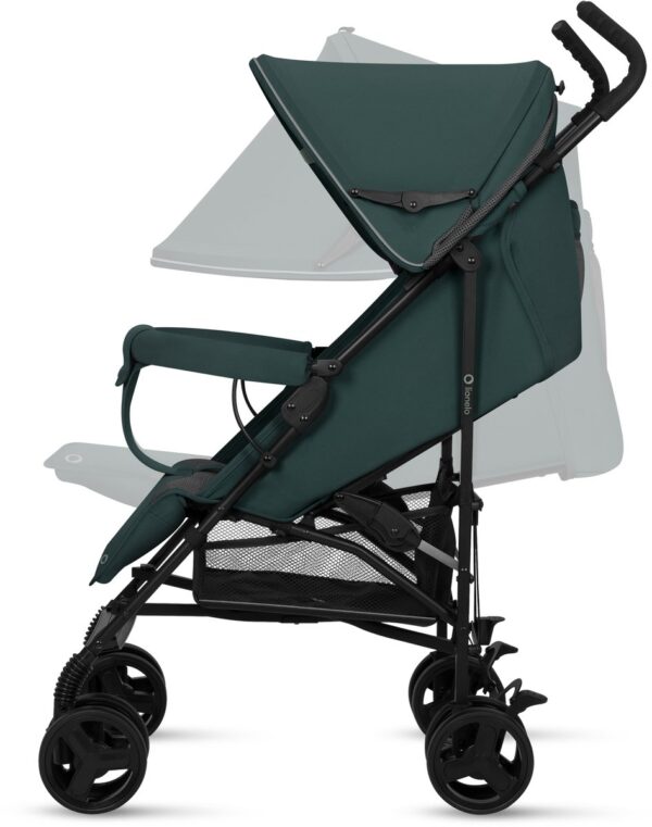 Ratini.lv | ELIA bērnu ratiņi krāsa Green Graphite bilde #9