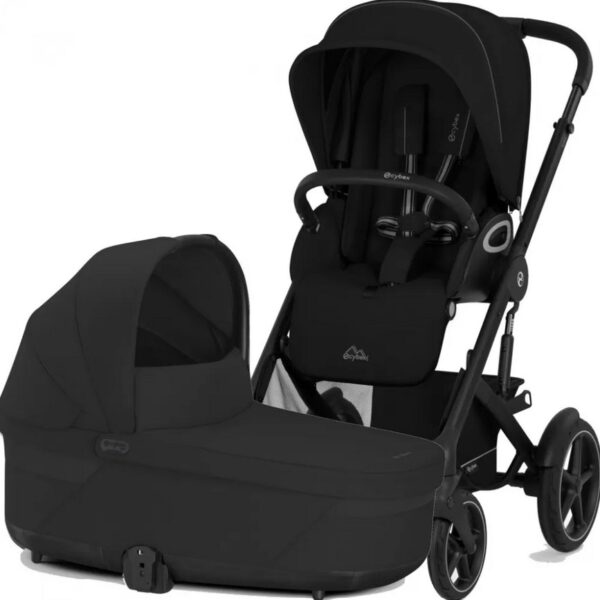 Ratini.lv | Talos S LUX bērnu ratu komplekts 2in1 krāsa Moon Black bilde #1