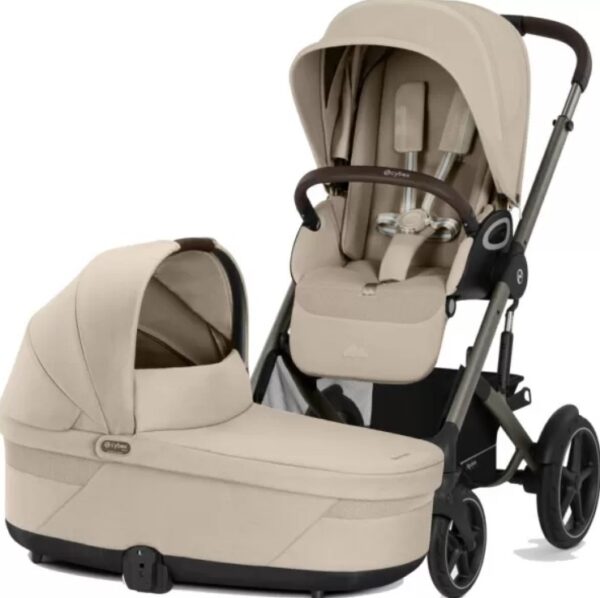 Ratini.lv | Talos S LUX bērnu ratu komplekts 2in1 krāsa Almond Beige bilde #1