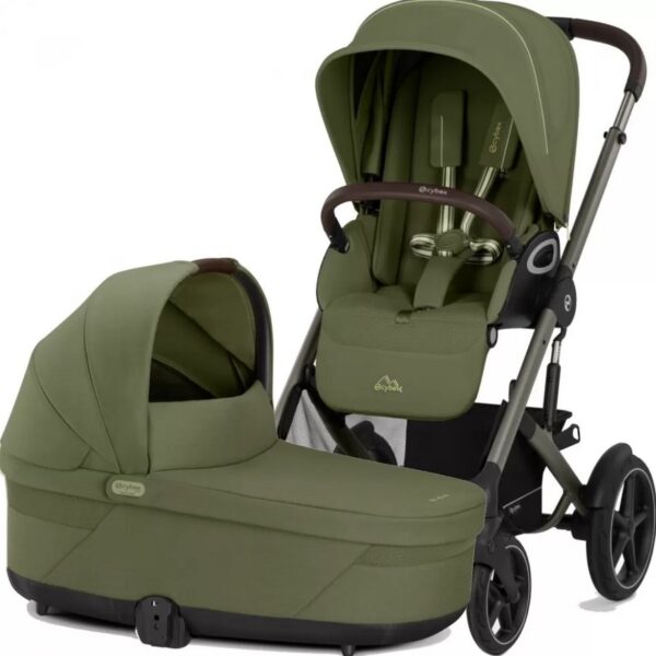 Ratini.lv | Talos S LUX bērnu ratu komplekts 2in1 krāsa Moss Green bilde #1