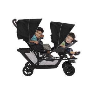 Graco STADIUM DUO dvīņu sporta ratiņi krāsa BLACK GREY