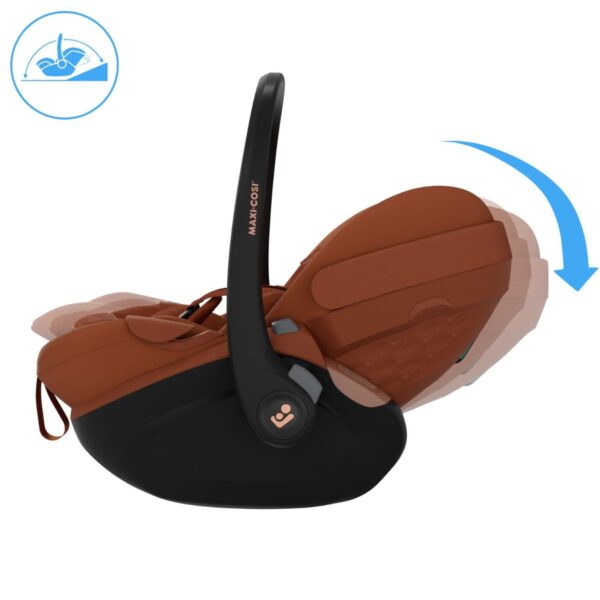 Ratini.lv | PEBBLE SLIDE PRO autokrēsliņš mazuļiem 40-87cm krāsa COPPER TERRA bilde #13