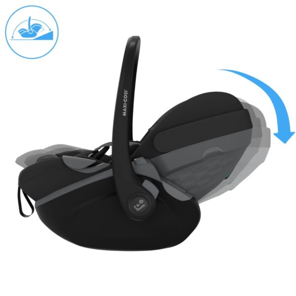 Ratini.lv | PEBBLE SLIDE PRO autokrēsliņš mazuļiem 40-87cm krāsa ONYX BLACK bilde #13