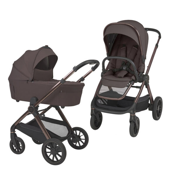 Ratini.lv | CODE 2in1 bērnu ratu komplekts krāsa 108 UNIQUE BROWN bilde #5