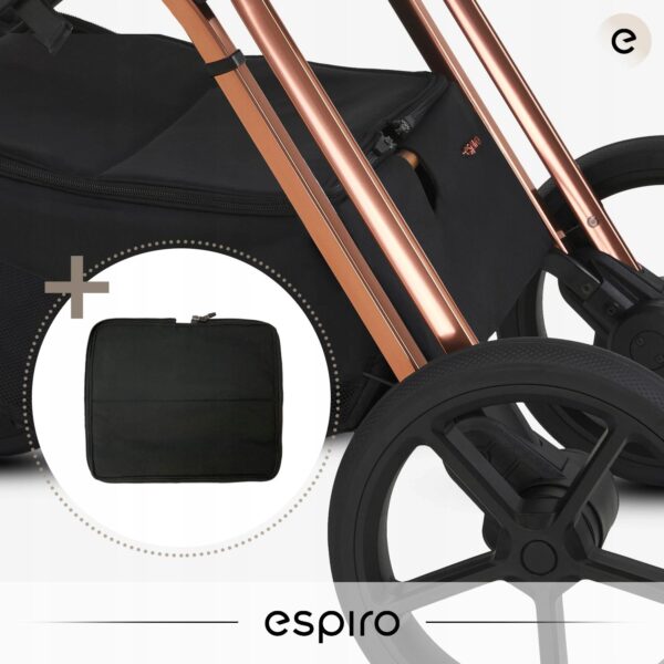 Ratini.lv | MILOO WAY 2.0 pastaigu ratiņi bērniem krāsa 310 DIAMOND BLACK bilde #61