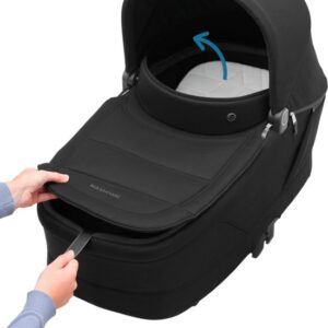 Maxi Cosi Oxford+ bērnu ratu komplkets 2in1 ar Sense kulbiņu krāsa Twillic Black