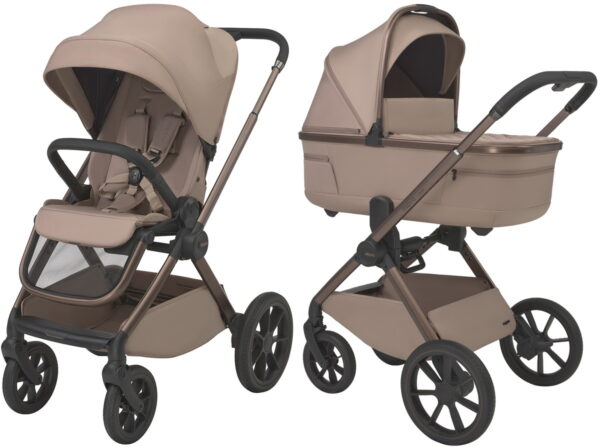 Ratini.lv | CLODI 2in1 bērnu ratu komplekts krāsa 09 STYLISH BEIGE bilde #1