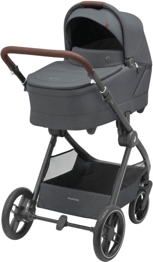 Ratini.lv | Oxford+ bērnu ratu komplkets 2in1 ar Sense kulbiņu krāsa Twillic Graphite bilde #3