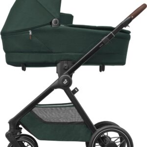 Maxi Cosi Oxford+ bērnu ratu komplkets 2in1 ar Sense kulbiņu krāsa Twillic Green