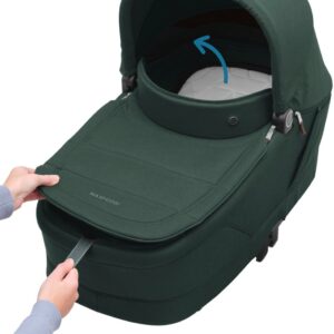 Maxi Cosi Oxford+ bērnu ratu komplkets 2in1 ar Sense kulbiņu krāsa Twillic Green