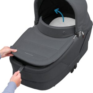 Maxi Cosi Oxford+ bērnu ratu komplkets 2in1 ar Sense kulbiņu krāsa Twillic Graphite