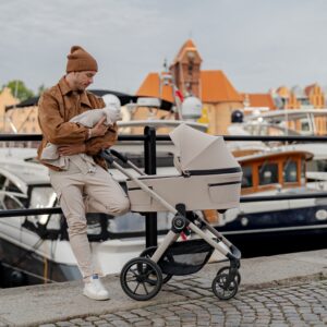 Espiro YOGA 2in1 bērnu ratu komplekts krāsa 219 ASSANA LOTUS