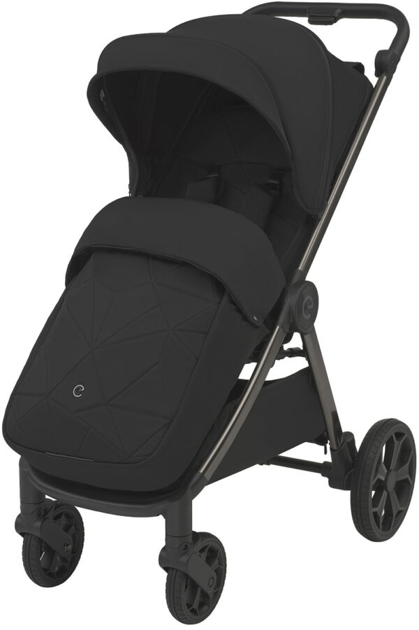 Ratini.lv | WIND pastaigu ratiņi bērniem krāsa 10 Mistral Black bilde #1